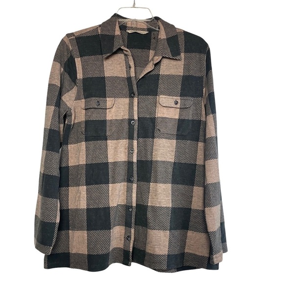 SOFT Surroundings oversized soft shirt jacket - Picture 2 of 7